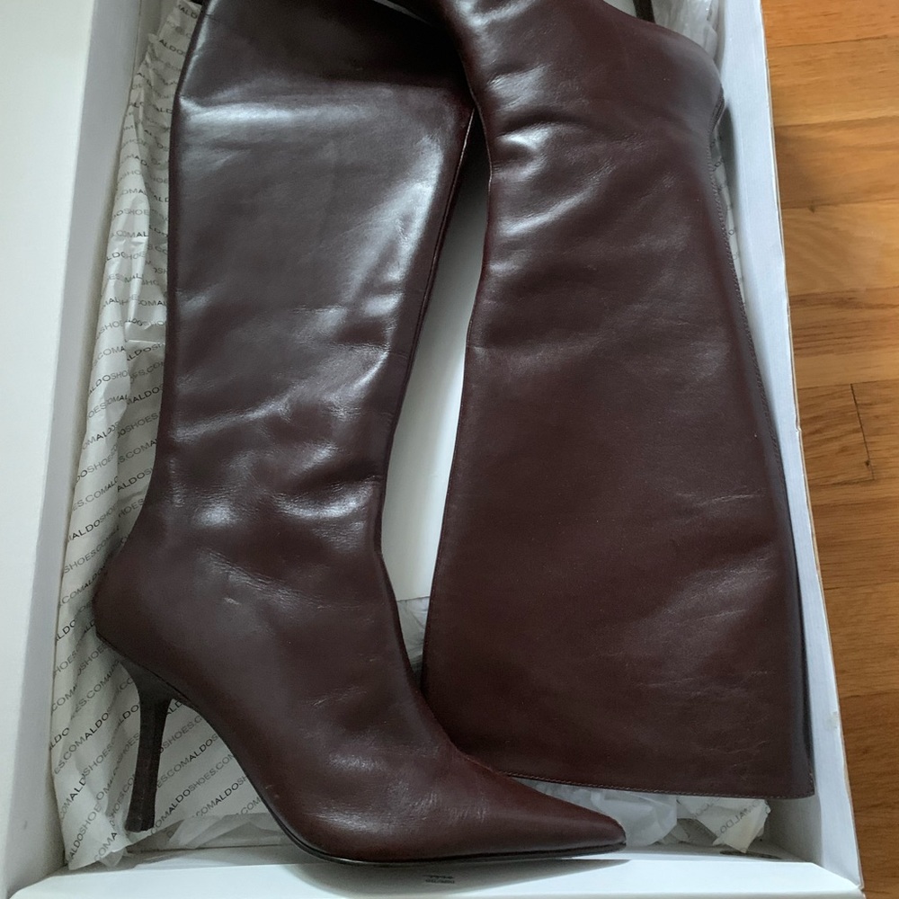 Aldo Tall Leather Boots